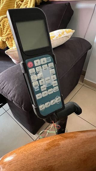 REGALO Sillón de Masaje Tela y Madera