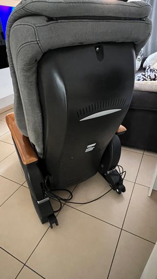 REGALO Sillón de Masaje Tela y Madera