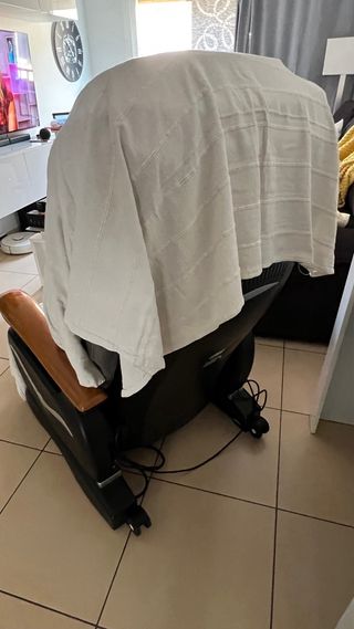 REGALO Sillón de Masaje Tela y Madera