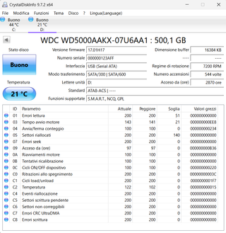 WD Blue 500GB SATA III Hard Disk Drive