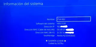 PS4 (PlayStation 4) Negra