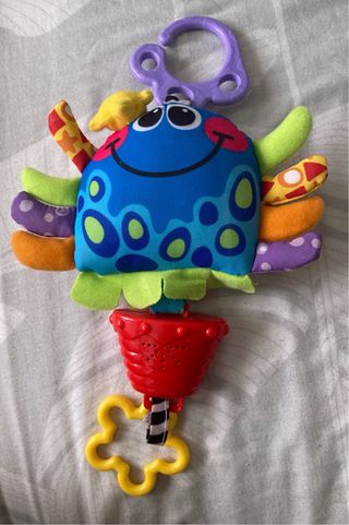 Lote Juguetes Bebé Peluche Elefante Pulpo Vaca