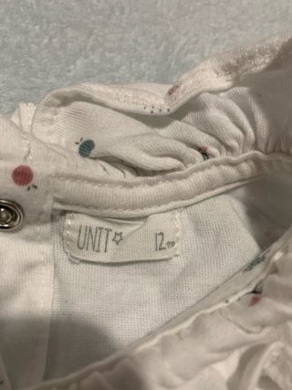 Conjunto camiseta y peto de punto