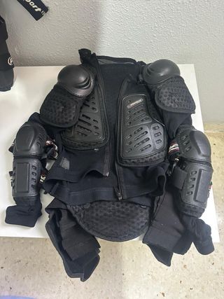 Protección HEBO Motocross Negra