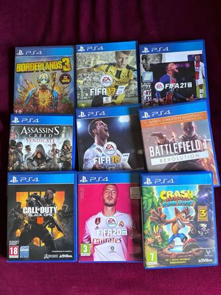 PS4 Pro 1TB Negra + 9 Juegos + Mandos