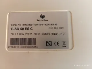 Carcasa Termo Eléctrico Saunier Duval