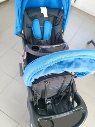 CARRITO BEBÉ DOBLE IMPECABLE