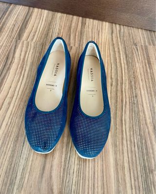 Bailarinas Hassia Azul Talla 38