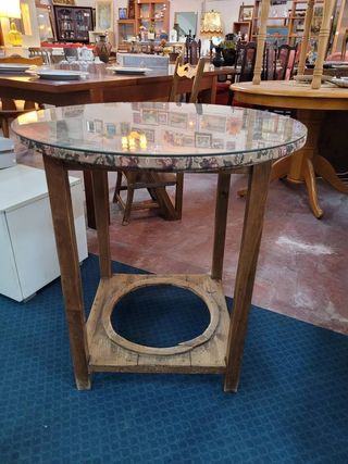 MESA CAMILLA CON CRISTAL