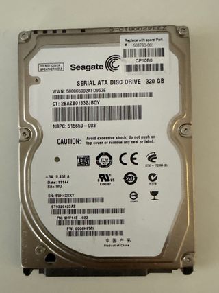 Disco Duro Seagate 320GB SATA
