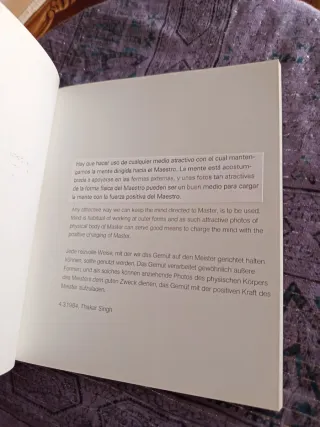 Sant Thakar Singh. Fotografías y extractos