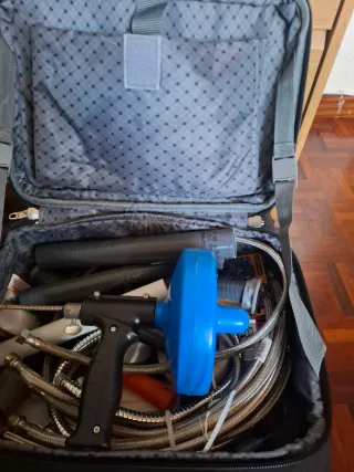 Muelle Desatascador y Latiguillos Desagües Profes