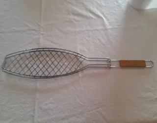 Grelha Churrasco Peixe Oval 40X15cm