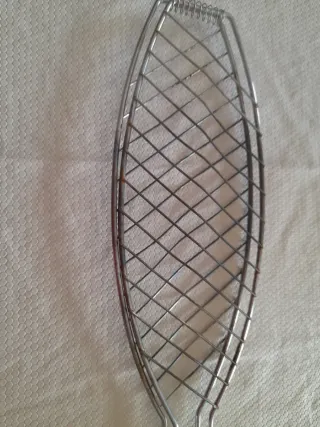 Grelha Churrasco Peixe Oval 40X15cm