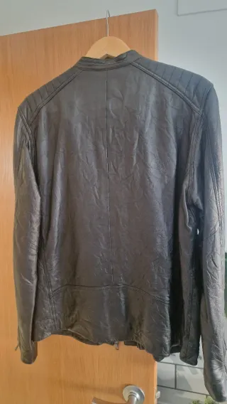 Chaqueta Cuero Jack & Jones Negra