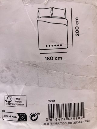 Funda Nórdica 270x250 cm + 2 Fundas Almohada