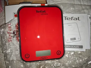 Báscula de cocina Tefal Optiss roja