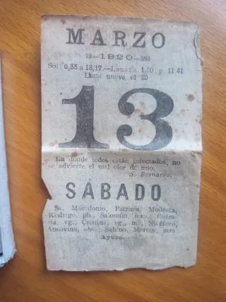 Reloj-brújula de Sol (de 1920)