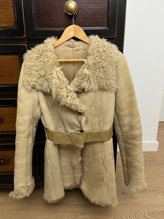 Abrigo Max Mara Piel