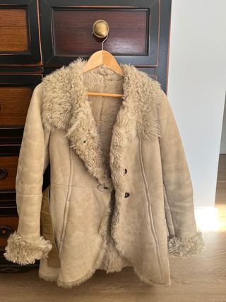 Abrigo Max Mara Piel