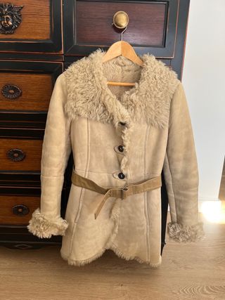 Abrigo Max Mara Piel