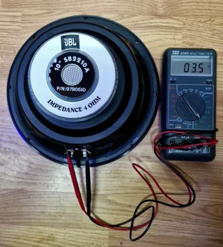 Altavoz JBL SB2210A 10 Impedancia 4 Ohm