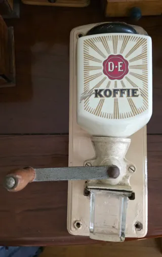 Molinillo de café D·E Koffie vintage