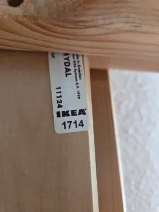 Regalo Litera Ikea madera con colchones