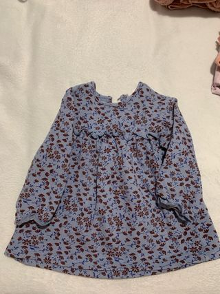 Vestido niña estampado floral