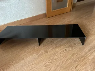 Peana de cristal para TV