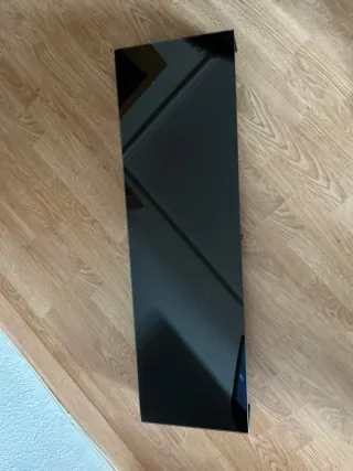 Peana de cristal para TV