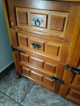 Mueble Singer Madera y Metal