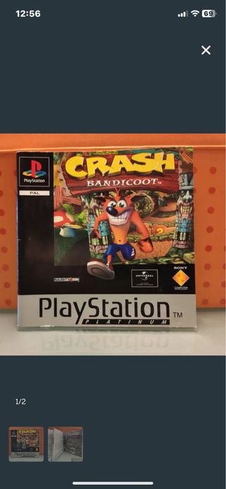Crash Bandicoot PlayStation PAL