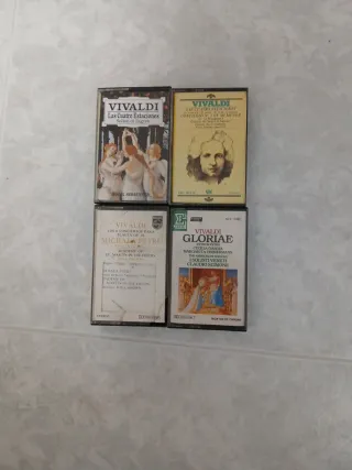 4 Casetes Vivaldi Clásica