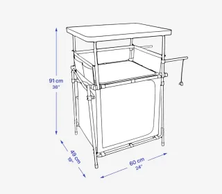 Mueble Cocina Camping Quechua