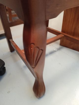 6 Sillas Comedor Madera Tallada