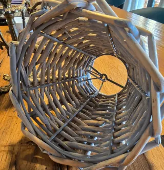 Candelabro lámpara de bronce antiguo