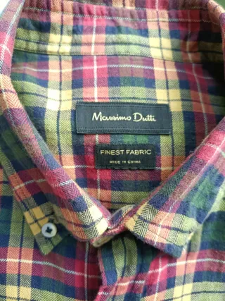 Camisa Massimo Dutti cuadros