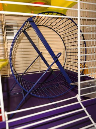 Jaula Hamster/Roedores con Tubos y Accesorios.