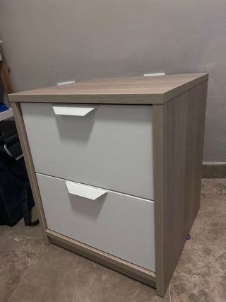 Mesita de noche 2 cajones