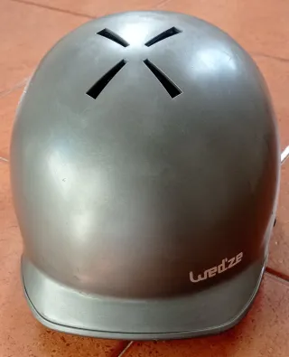 Casco Esquí Wed'ze Gris Talla M, ideal mujer, niño