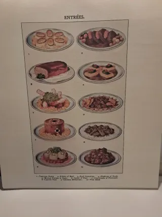 Cuaderno Vintage con  12 láminas  La Cucina
