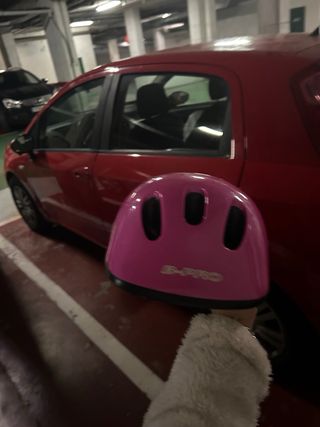 Casco bici infantil rosa