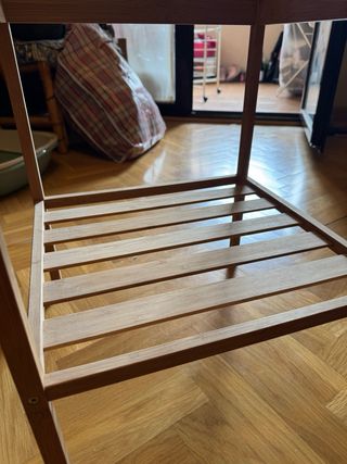 Mesilla madera y cristal