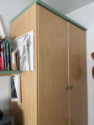 Armario y estantería juvenil