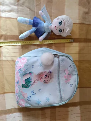 Mochila y Muñeca Frozen