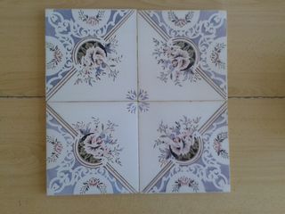 M7 AZULEJOS MODERNISTAS FLORES ANTIGUOS