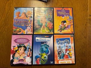 Lote 6 Películas Disney DVD