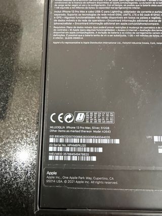 iPhone 13 Pro Max 512GB Argento