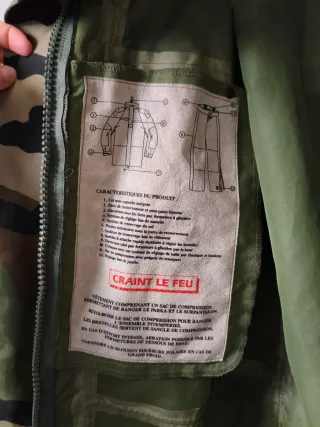 Chaqueta Militar Goretex Camuflaje